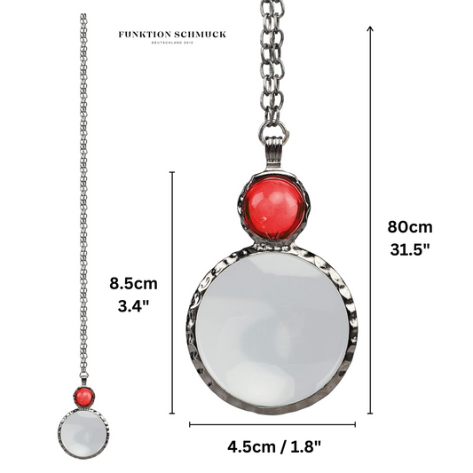 Vintage Halskette mit Lupe