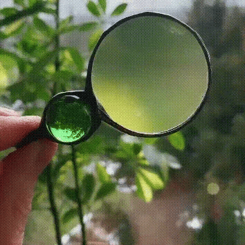 Vintage Halskette mit Lupe